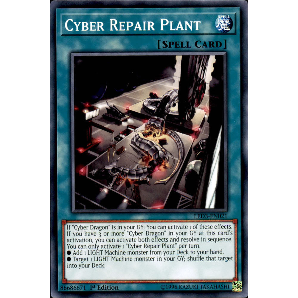 Cyber Repair Plant LED3-EN021 Yu-Gi-Oh! Card from the Legendary Duelists: White Dragon Abyss Set
