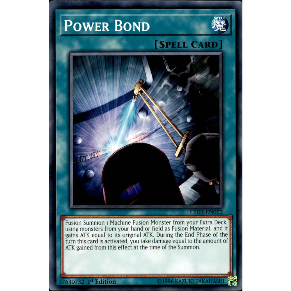 Power Bond LED3-EN022 Yu-Gi-Oh! Card from the Legendary Duelists: White Dragon Abyss Set