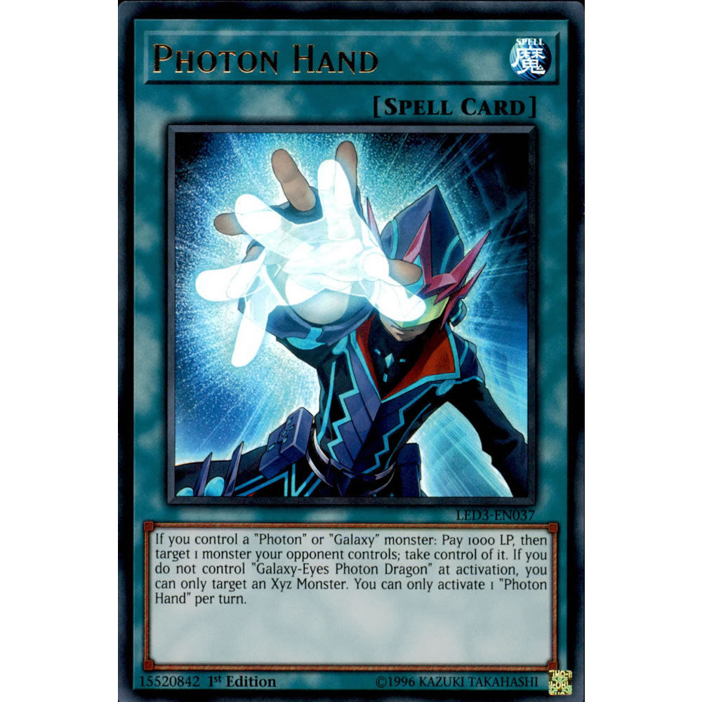 Photon Hand LED3-EN037 Yu-Gi-Oh! Card from the Legendary Duelists: White Dragon Abyss Set