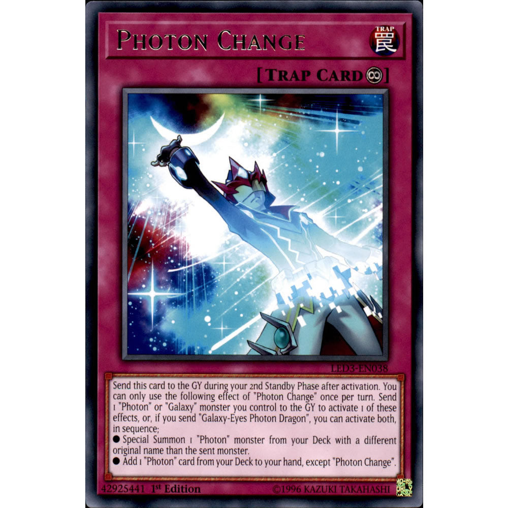 Photon Change LED3-EN038 Yu-Gi-Oh! Card from the Legendary Duelists: White Dragon Abyss Set