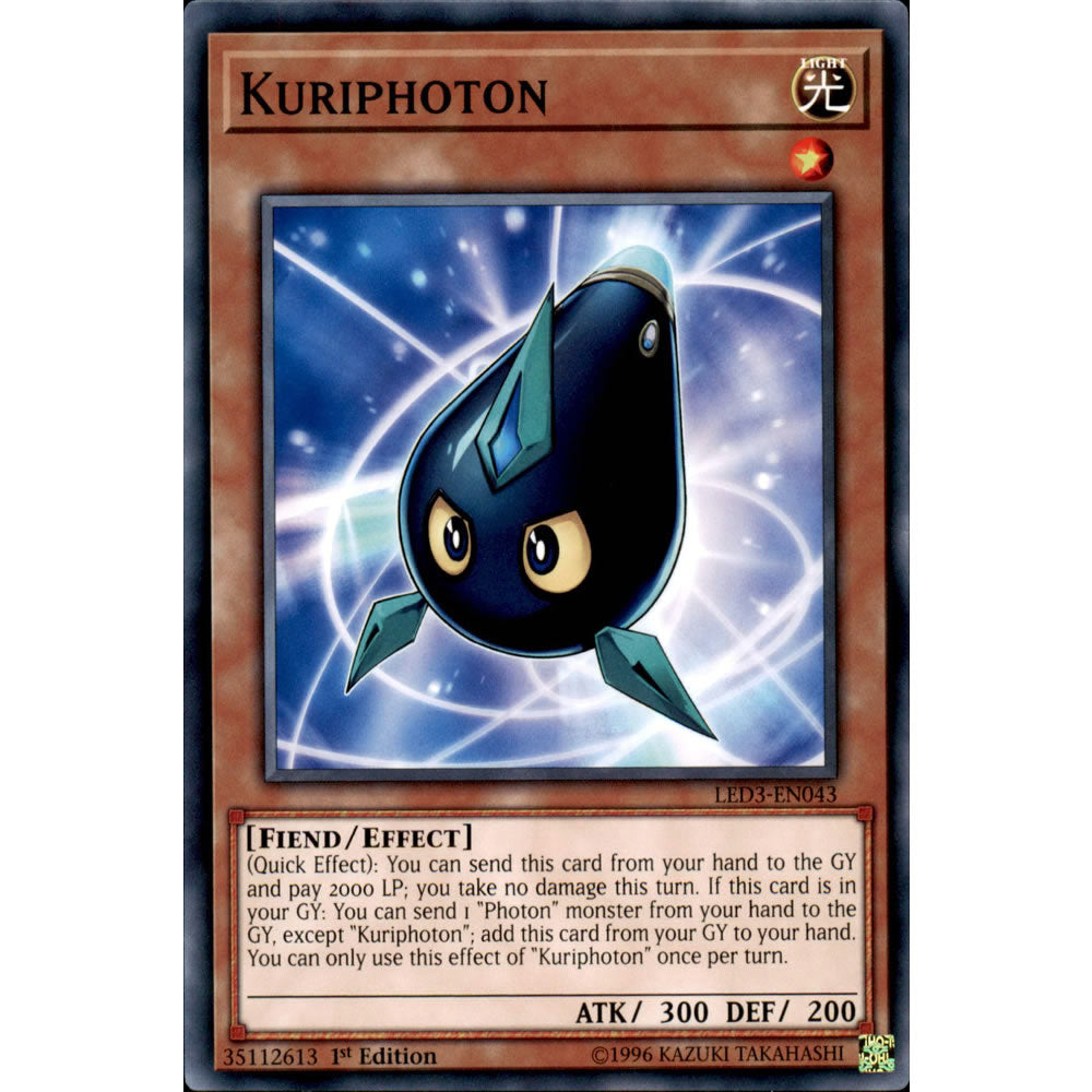 Kuriphoton LED3-EN043 Yu-Gi-Oh! Card from the Legendary Duelists: White Dragon Abyss Set