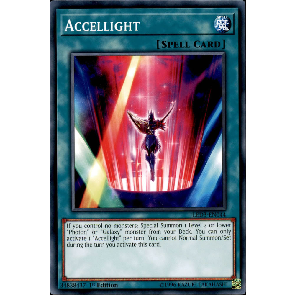 Accellight LED3-EN044 Yu-Gi-Oh! Card from the Legendary Duelists: White Dragon Abyss Set