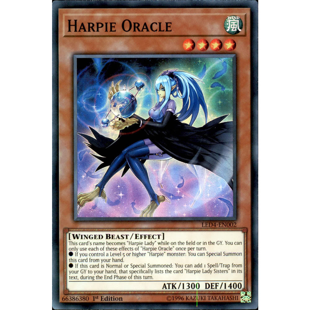Harpie Oracle LED4-EN002 Yu-Gi-Oh! Card from the Legendary Duelists: Sisters of the Rose Set