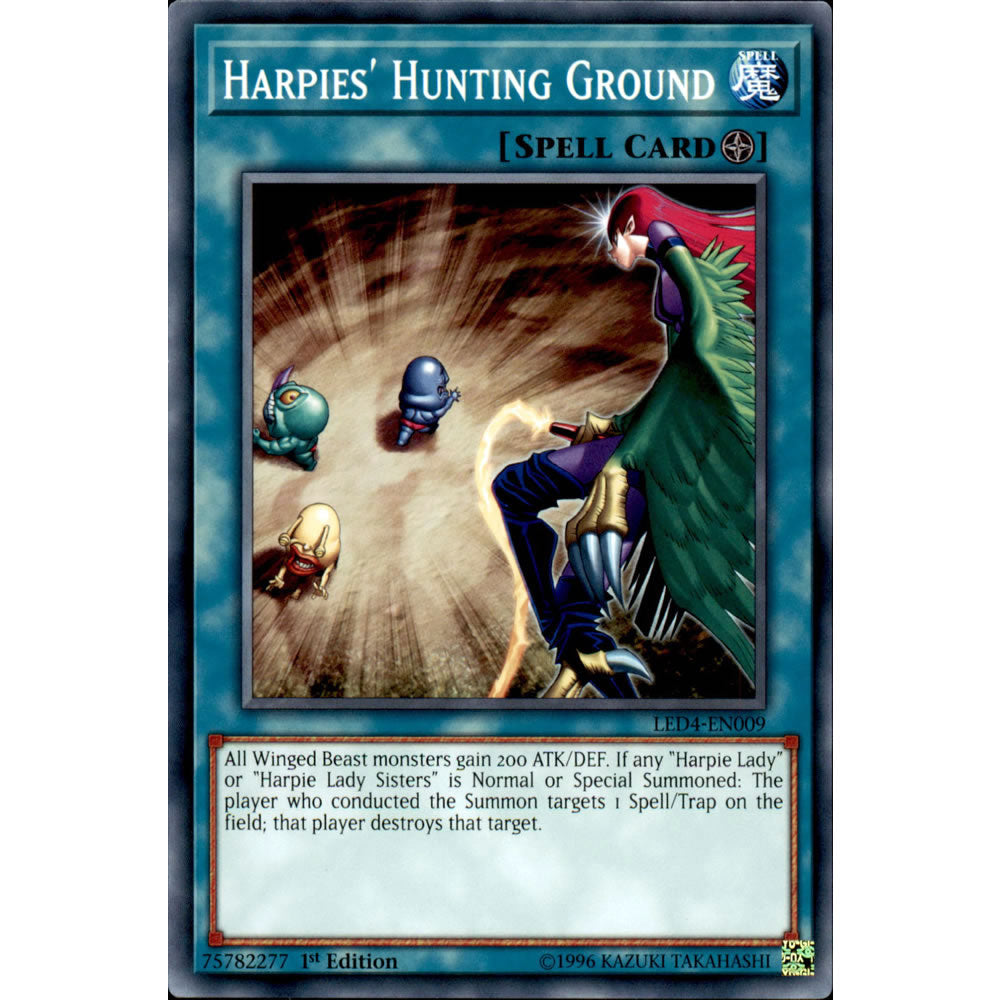 Harpies' Hunting Ground LED4-EN009 Yu-Gi-Oh! Card from the Legendary Duelists: Sisters of the Rose Set