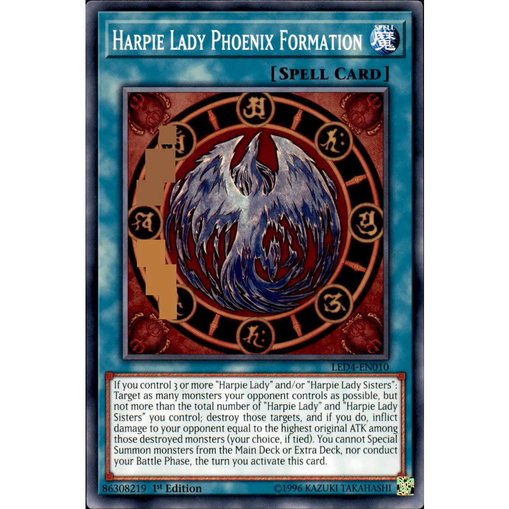 Harpie Lady Phoenix Formation LED4-EN010 Yu-Gi-Oh! Card from the Legendary Duelists: Sisters of the Rose Set