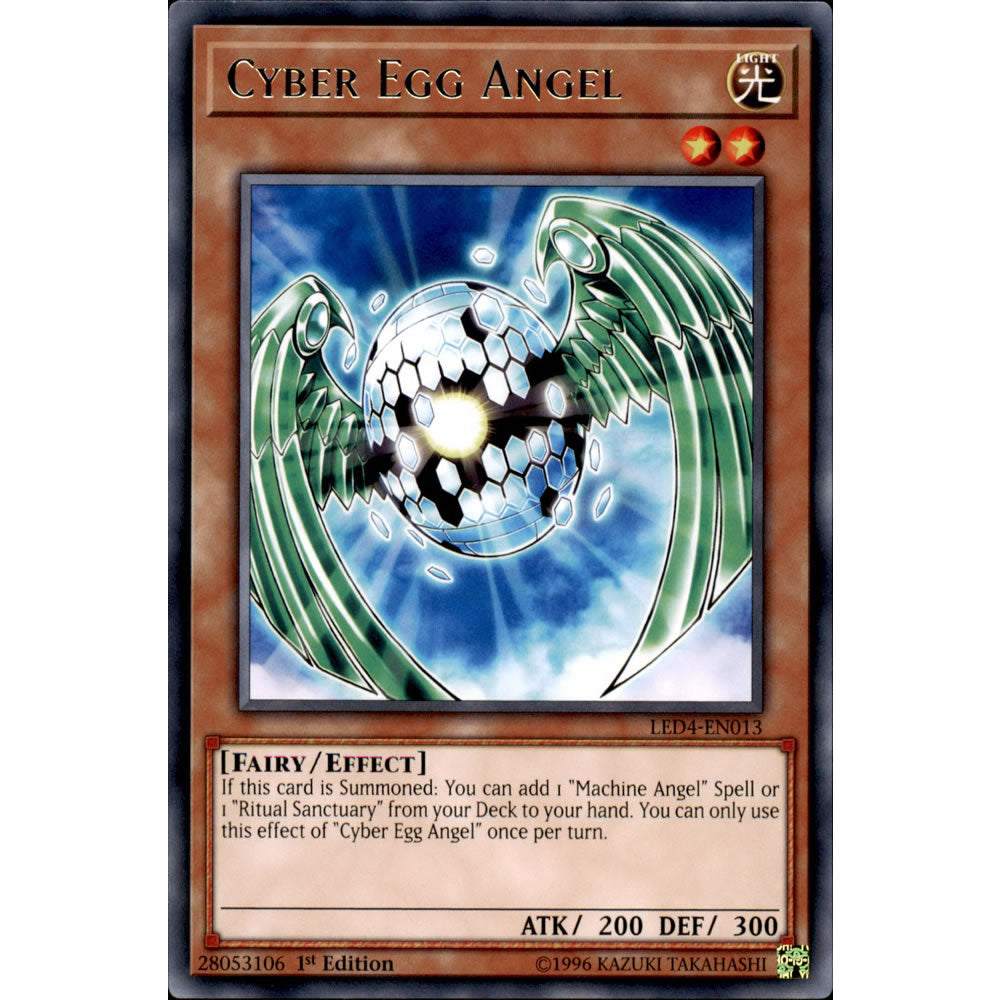 Cyber Egg Angel LED4-EN013 Yu-Gi-Oh! Card from the Legendary Duelists: Sisters of the Rose Set