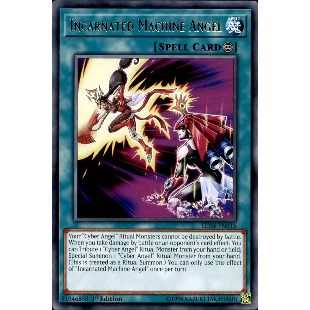 Incarnated Machine Angel LED4-EN015 Yu-Gi-Oh! Card from the Legendary Duelists: Sisters of the Rose Set