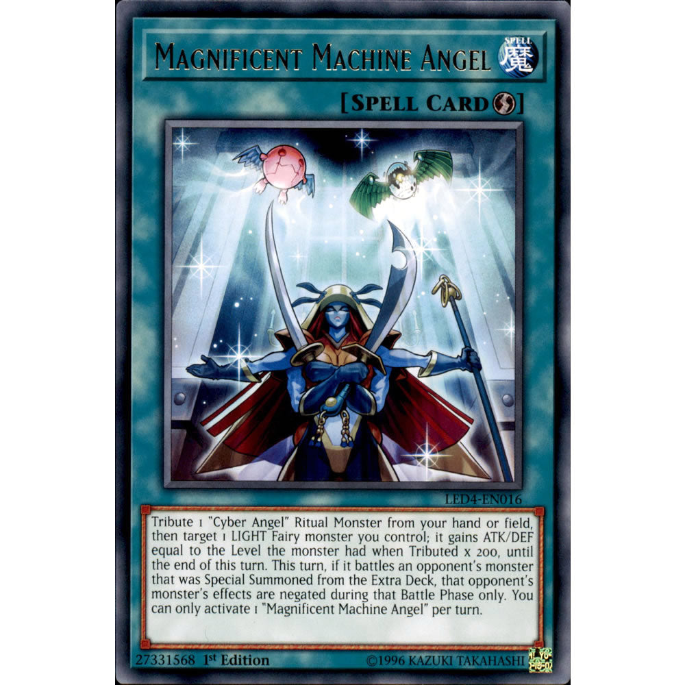 Magnificent Machine Angel LED4-EN016 Yu-Gi-Oh! Card from the Legendary Duelists: Sisters of the Rose Set