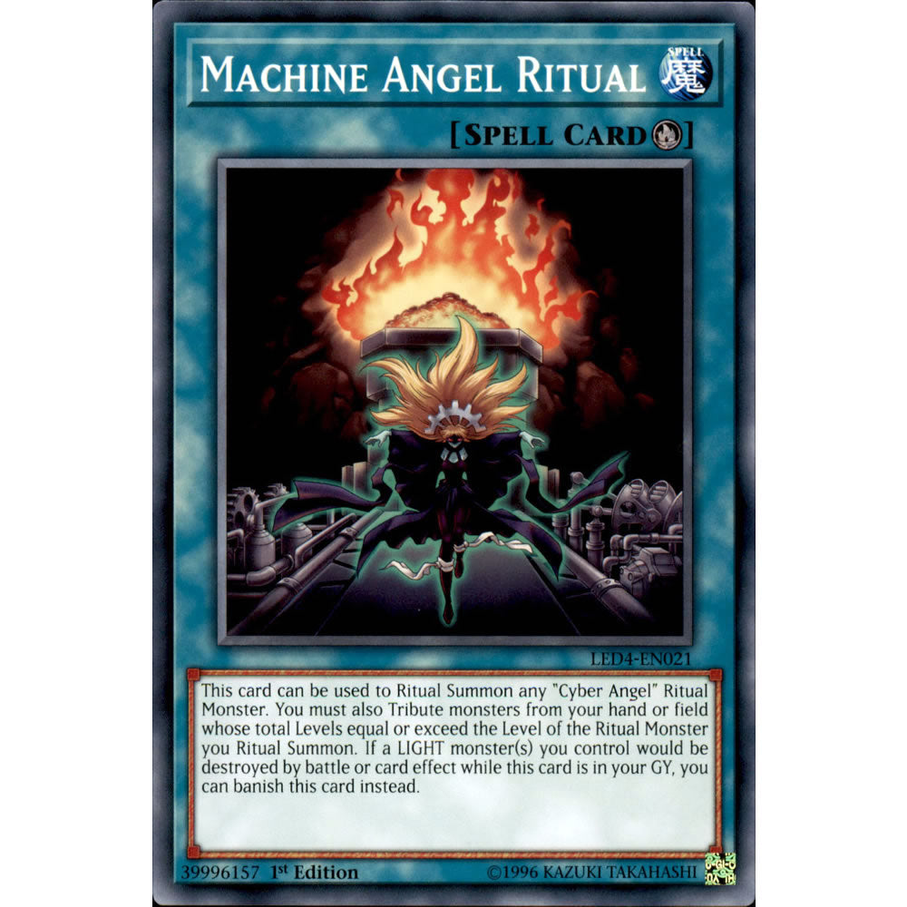 Machine Angel Ritual LED4-EN021 Yu-Gi-Oh! Card from the Legendary Duelists: Sisters of the Rose Set