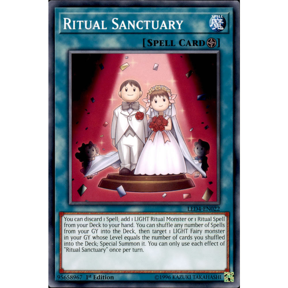Ritual Sanctuary LED4-EN022 Yu-Gi-Oh! Card from the Legendary Duelists: Sisters of the Rose Set