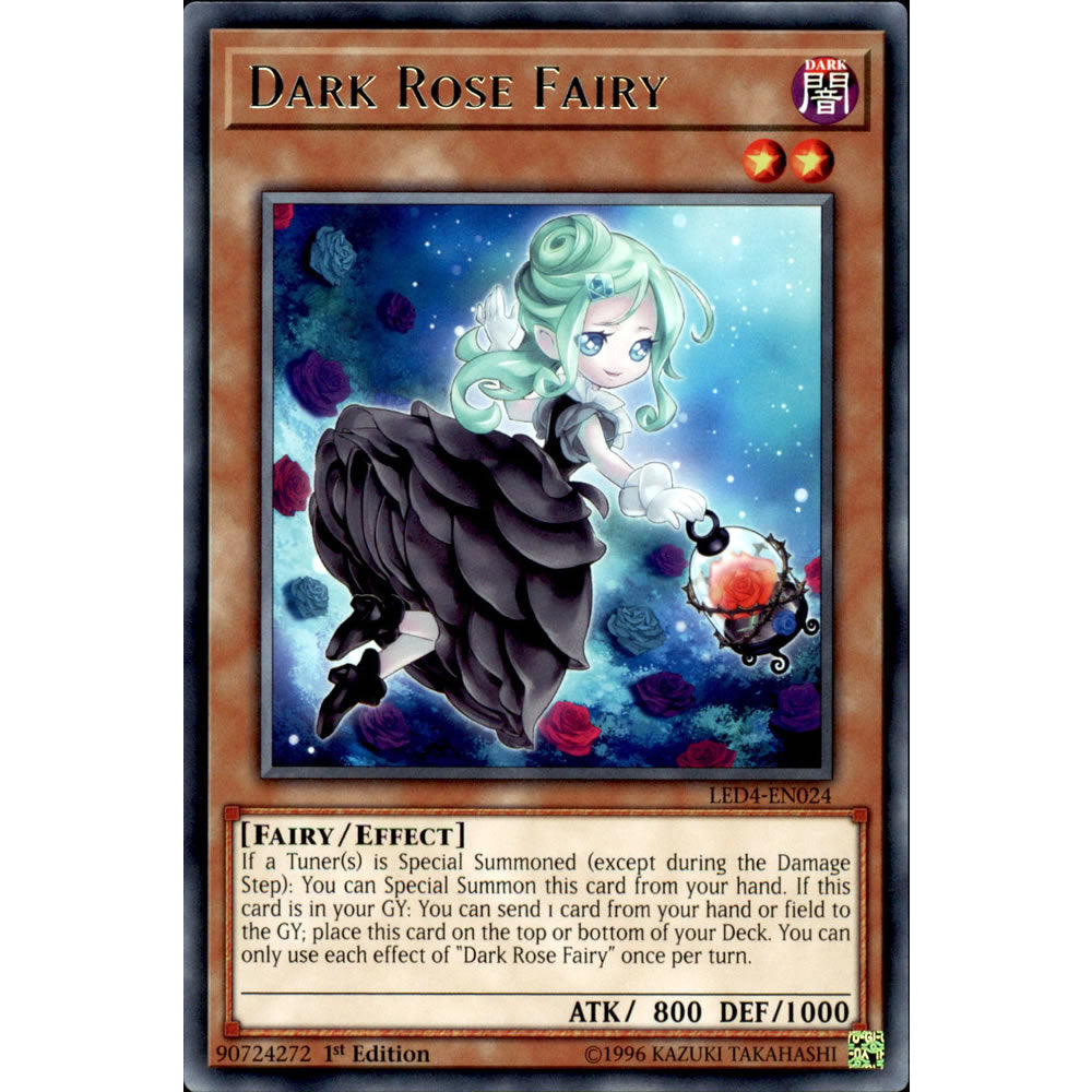 Dark Rose Fairy LED4-EN024 Yu-Gi-Oh! Card from the Legendary Duelists: Sisters of the Rose Set