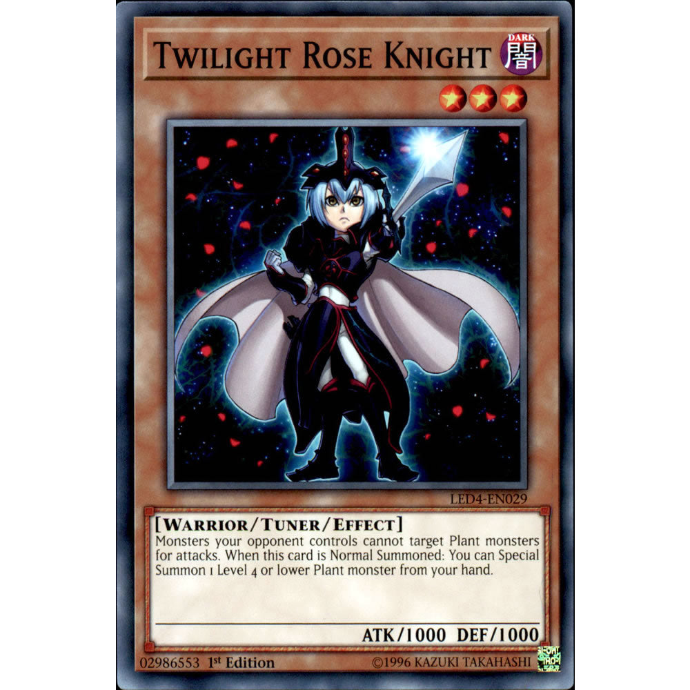 Twilight Rose Knight LED4-EN029 Yu-Gi-Oh! Card from the Legendary Duelists: Sisters of the Rose Set