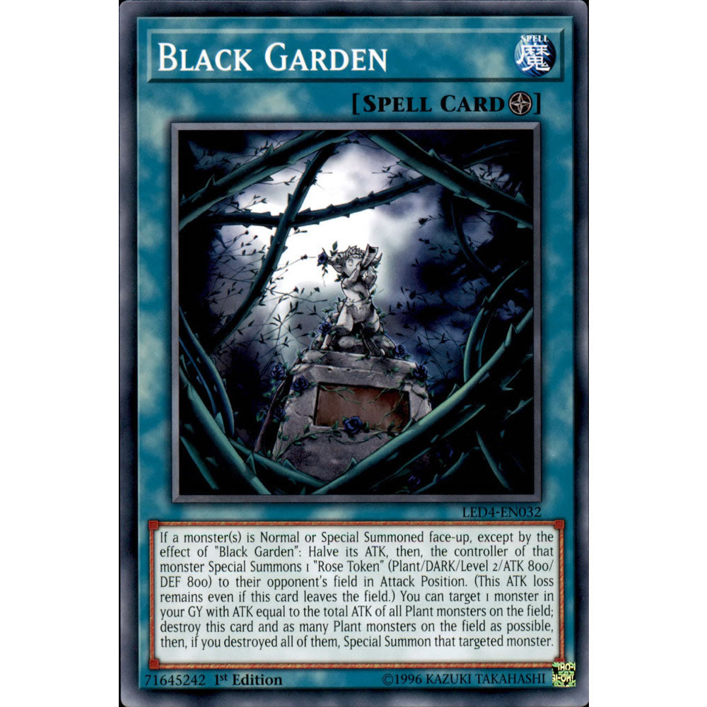 Black Garden LED4-EN032 Yu-Gi-Oh! Card from the Legendary Duelists: Sisters of the Rose Set