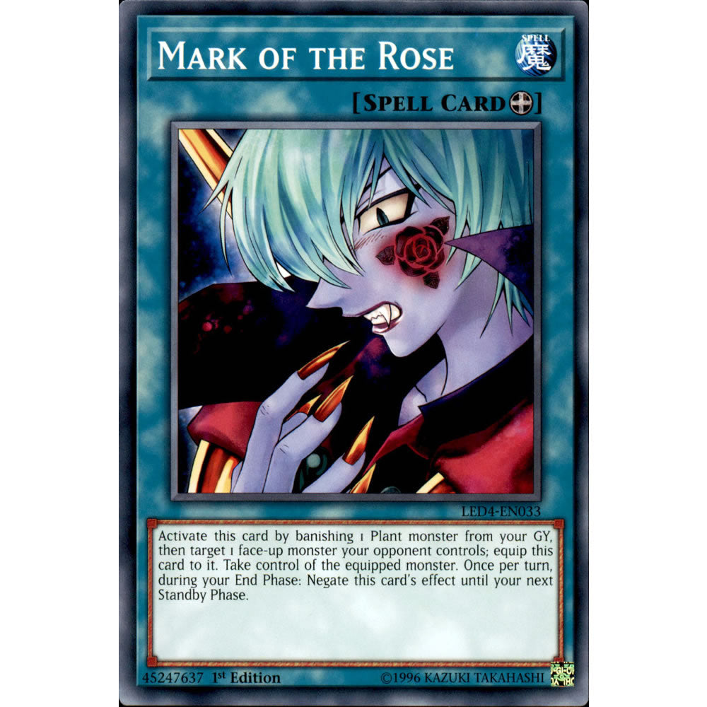 Mark of the Rose LED4-EN033 Yu-Gi-Oh! Card from the Legendary Duelists: Sisters of the Rose Set