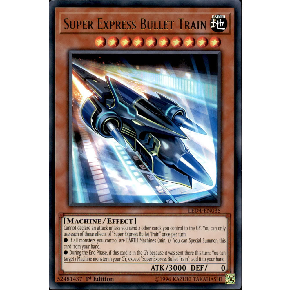 Super Express Bullet Train LED4-EN035 Yu-Gi-Oh! Card from the Legendary Duelists: Sisters of the Rose Set