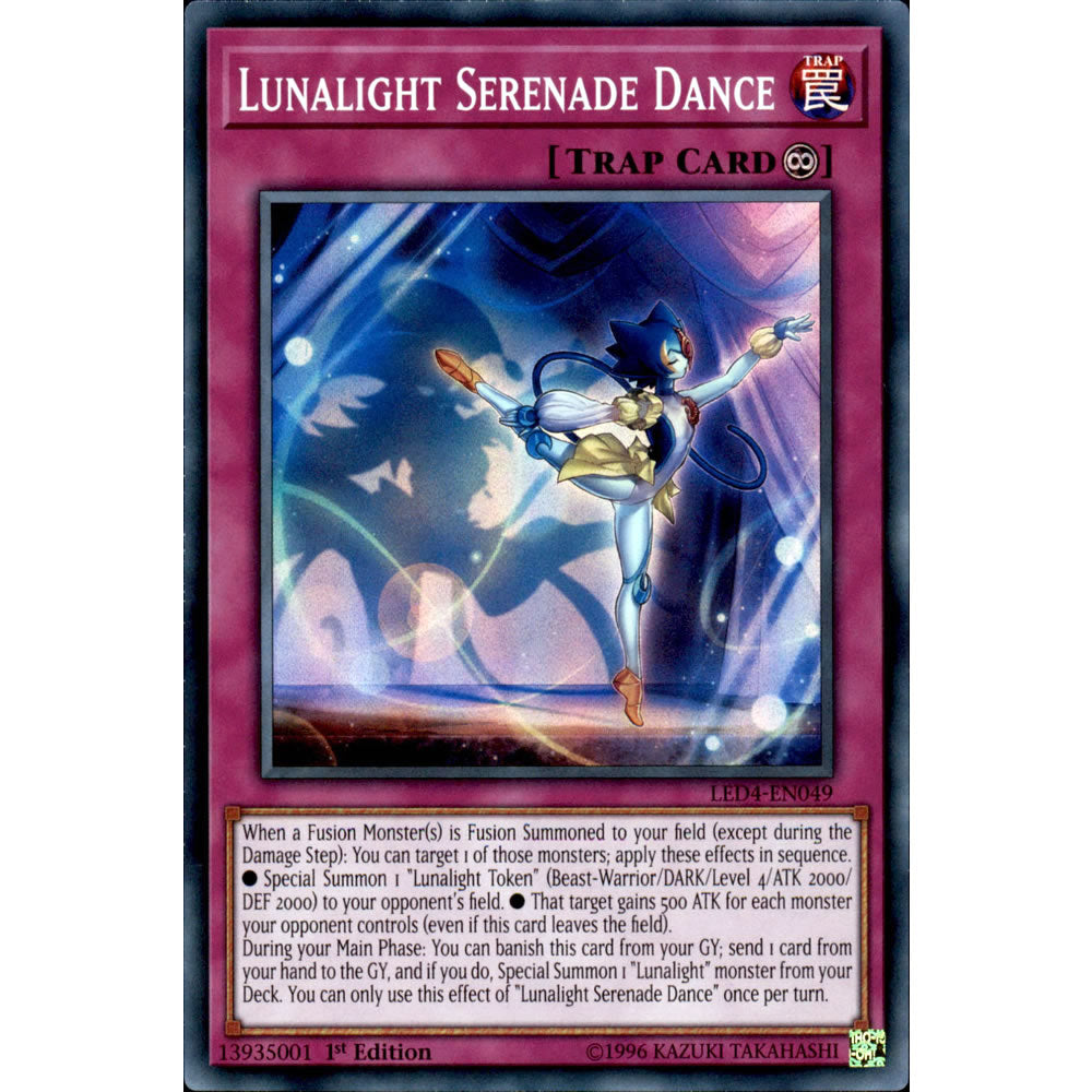 Lunalight Serenade Dance LED4-EN049 Yu-Gi-Oh! Card from the Legendary Duelists: Sisters of the Rose Set