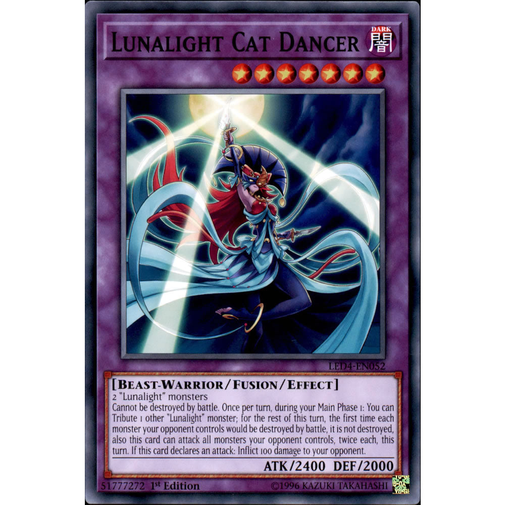 Lunalight Cat Dancer LED4-EN052 Yu-Gi-Oh! Card from the Legendary Duelists: Sisters of the Rose Set