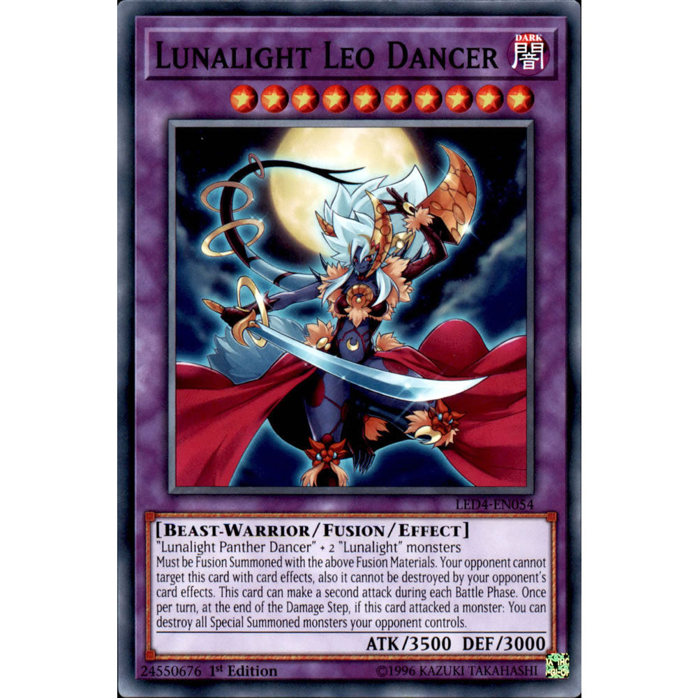 Lunalight Leo Dancer LED4-EN054 Yu-Gi-Oh! Card from the Legendary Duelists: Sisters of the Rose Set