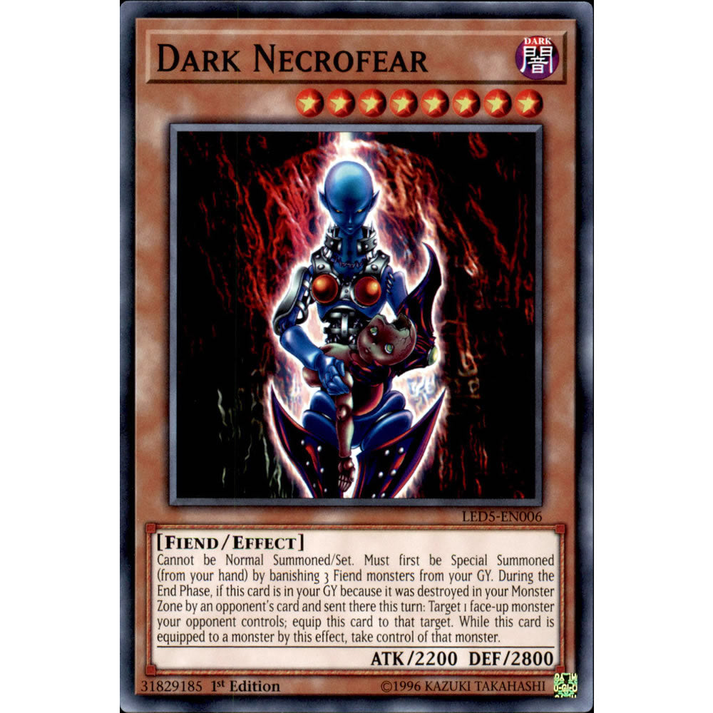 Dark Necrofear LED5-EN006 Yu-Gi-Oh! Card from the Legendary Duelists: Immortal Destiny Set
