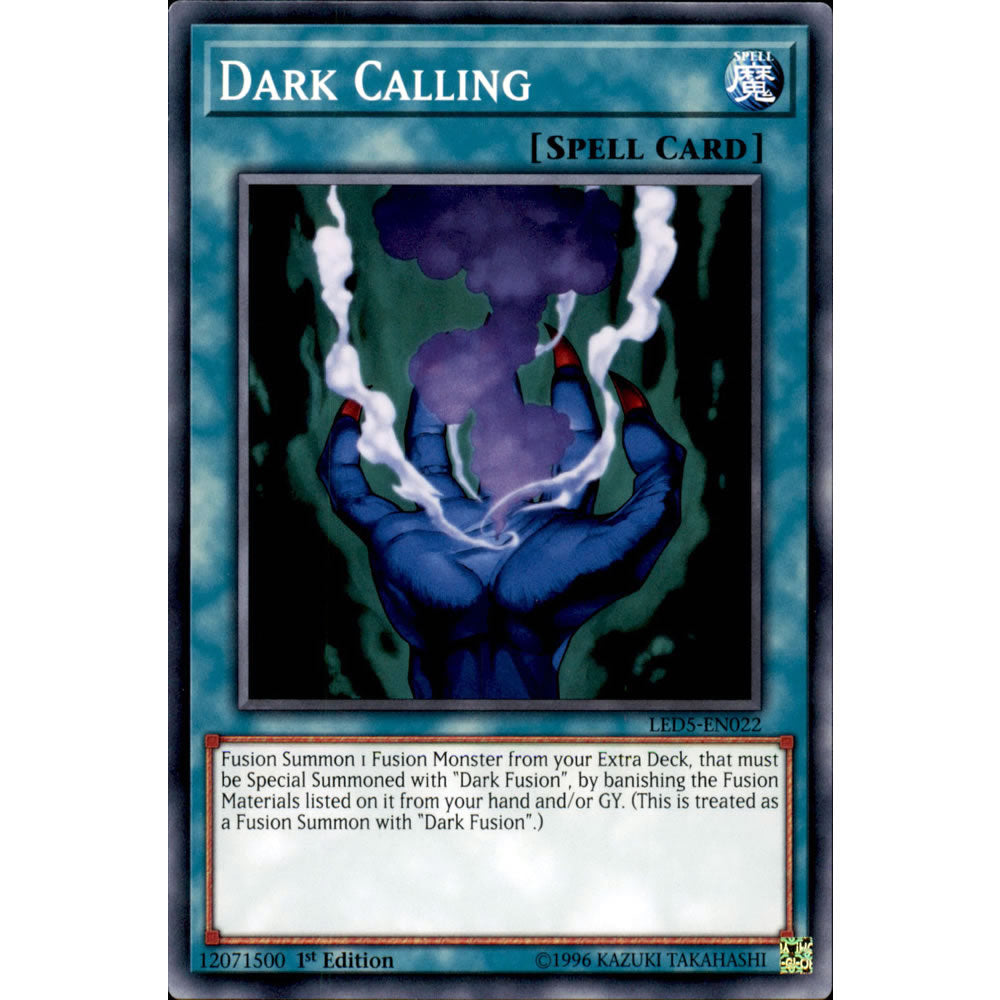Dark Calling LED5-EN022 Yu-Gi-Oh! Card from the Legendary Duelists: Immortal Destiny Set