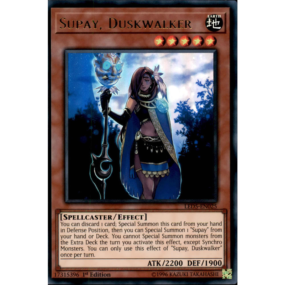 Supay, Duskwalker LED5-EN025 Yu-Gi-Oh! Card from the Legendary Duelists: Immortal Destiny Set