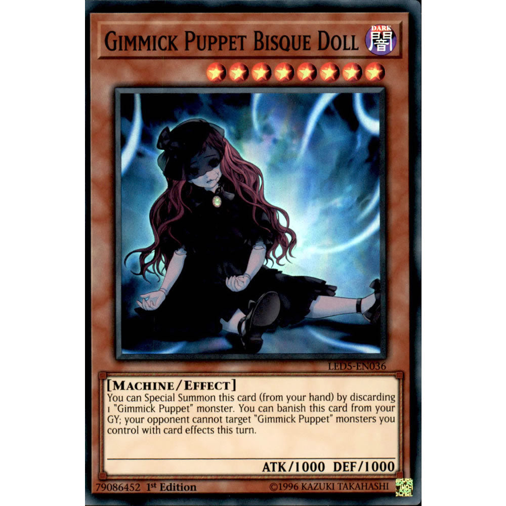 Gimmick Puppet Bisque Doll LED5-EN036 Yu-Gi-Oh! Card from the Legendary Duelists: Immortal Destiny Set