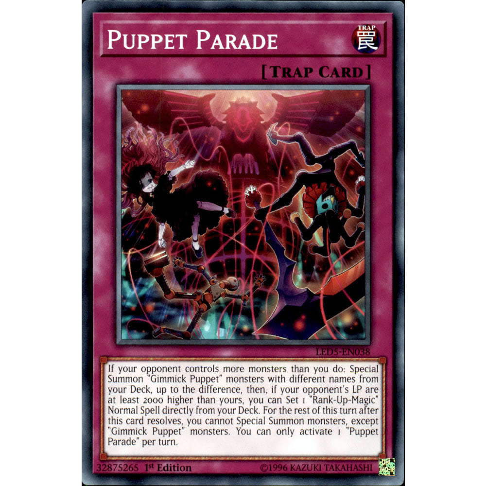 Puppet Parade LED5-EN038 Yu-Gi-Oh! Card from the Legendary Duelists: Immortal Destiny Set