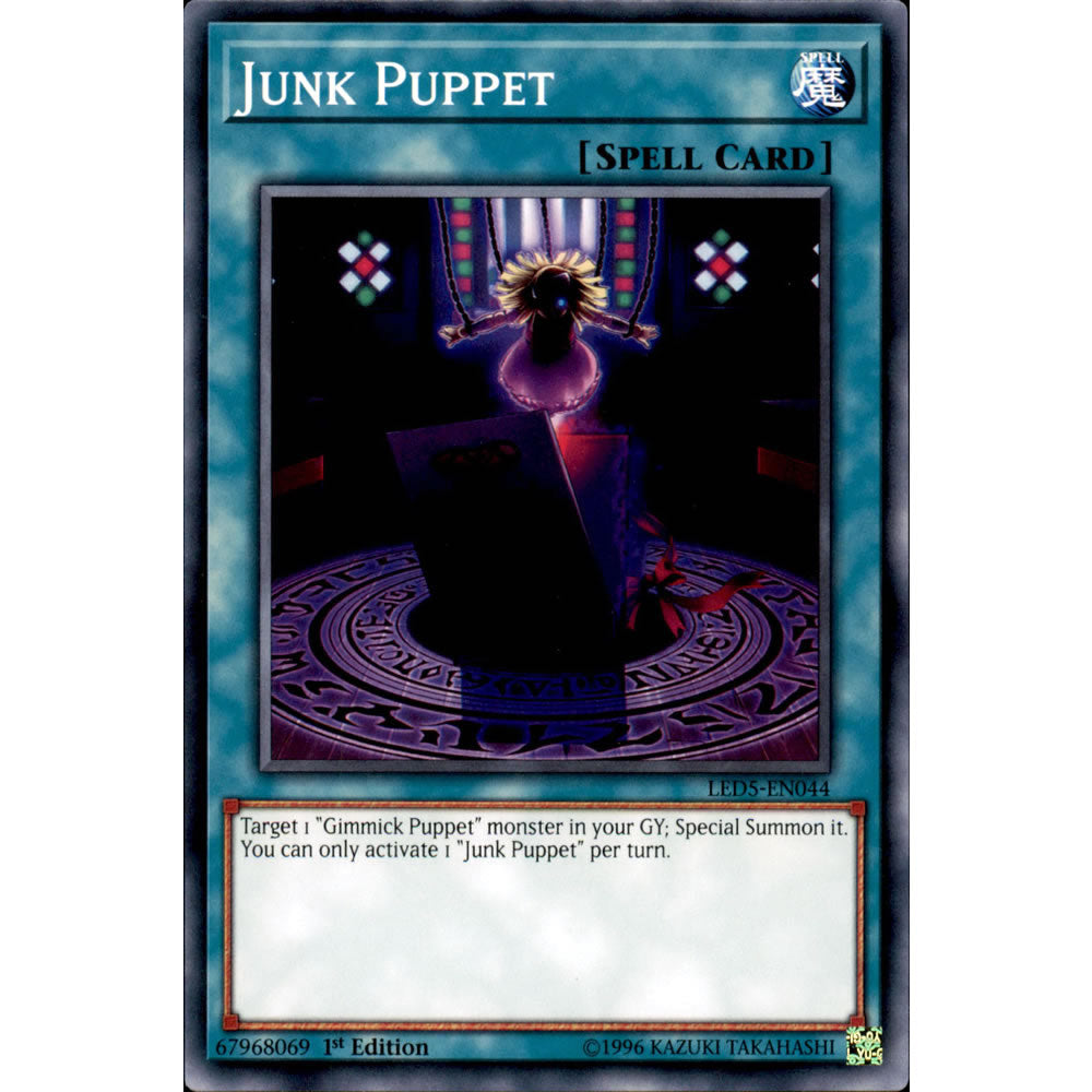 Junk Puppet LED5-EN044 Yu-Gi-Oh! Card from the Legendary Duelists: Immortal Destiny Set