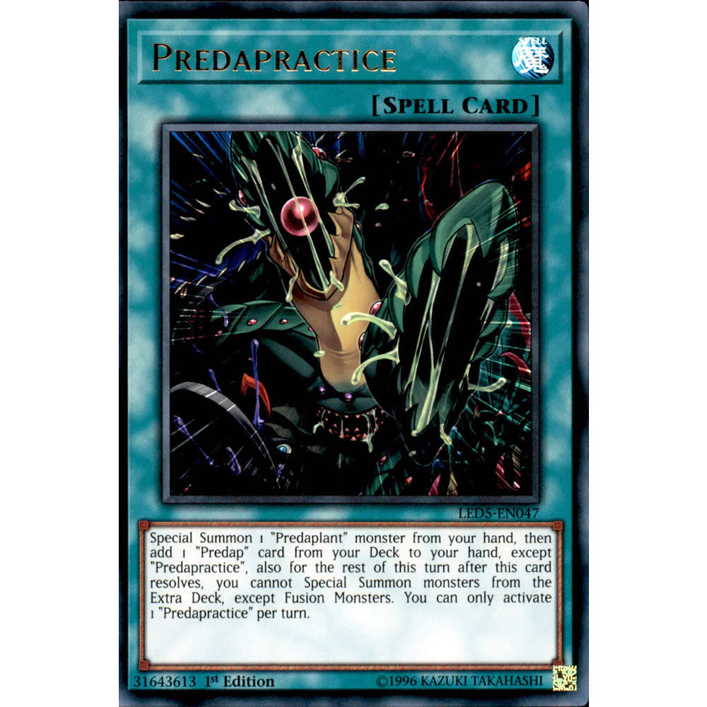 Predapractice LED5-EN047 Yu-Gi-Oh! Card from the Legendary Duelists: Immortal Destiny Set