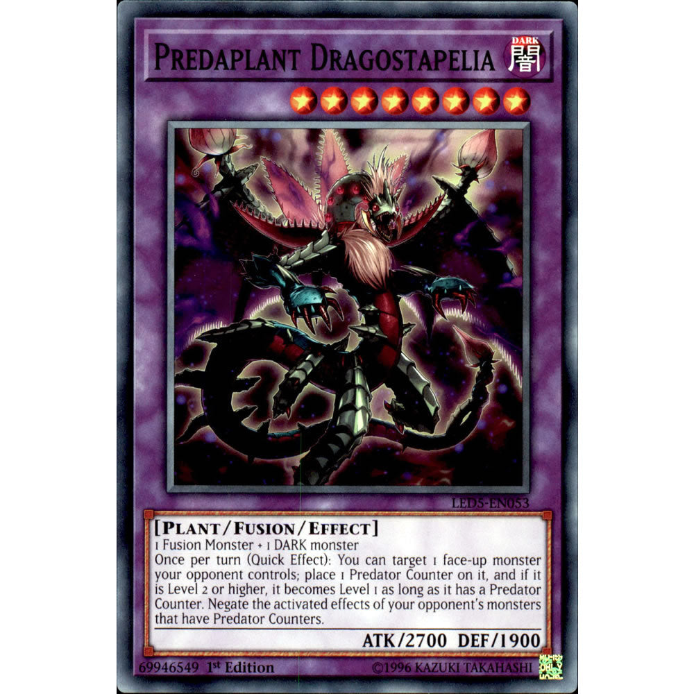 Predaplant Dragostapelia LED5-EN053 Yu-Gi-Oh! Card from the Legendary Duelists: Immortal Destiny Set