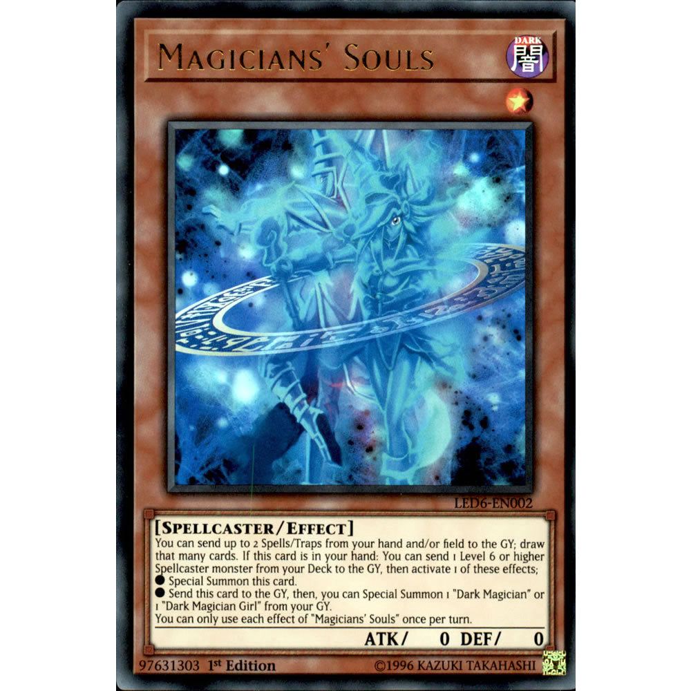 Magicians' Souls LED6-EN002 Yu-Gi-Oh! Card from the Legendary Duelists: Magical Hero Set