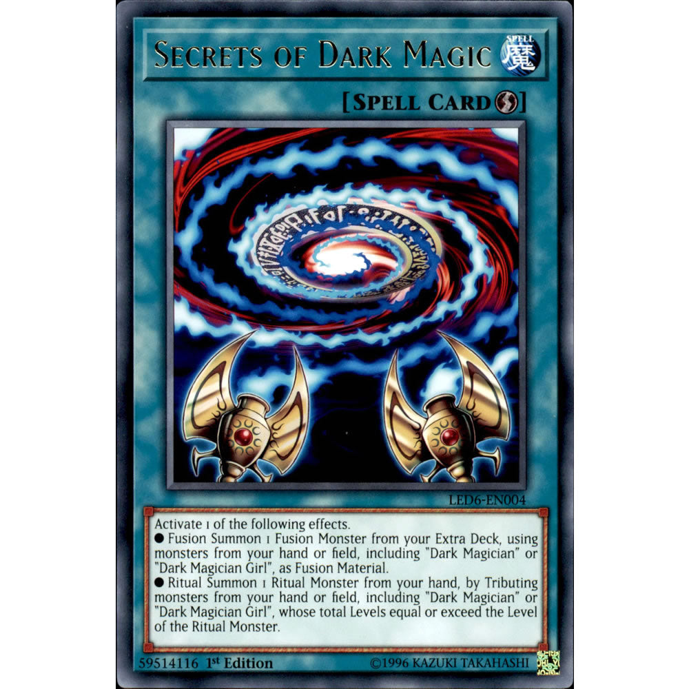 Secrets of Dark Magic LED6-EN004 Yu-Gi-Oh! Card from the Legendary Duelists: Magical Hero Set