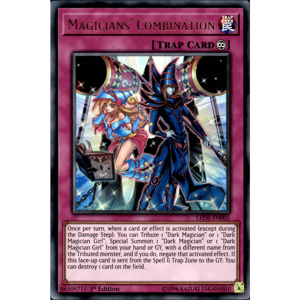 Magicians' Combination LED6-EN005 Yu-Gi-Oh! Card from the Legendary Duelists: Magical Hero Set