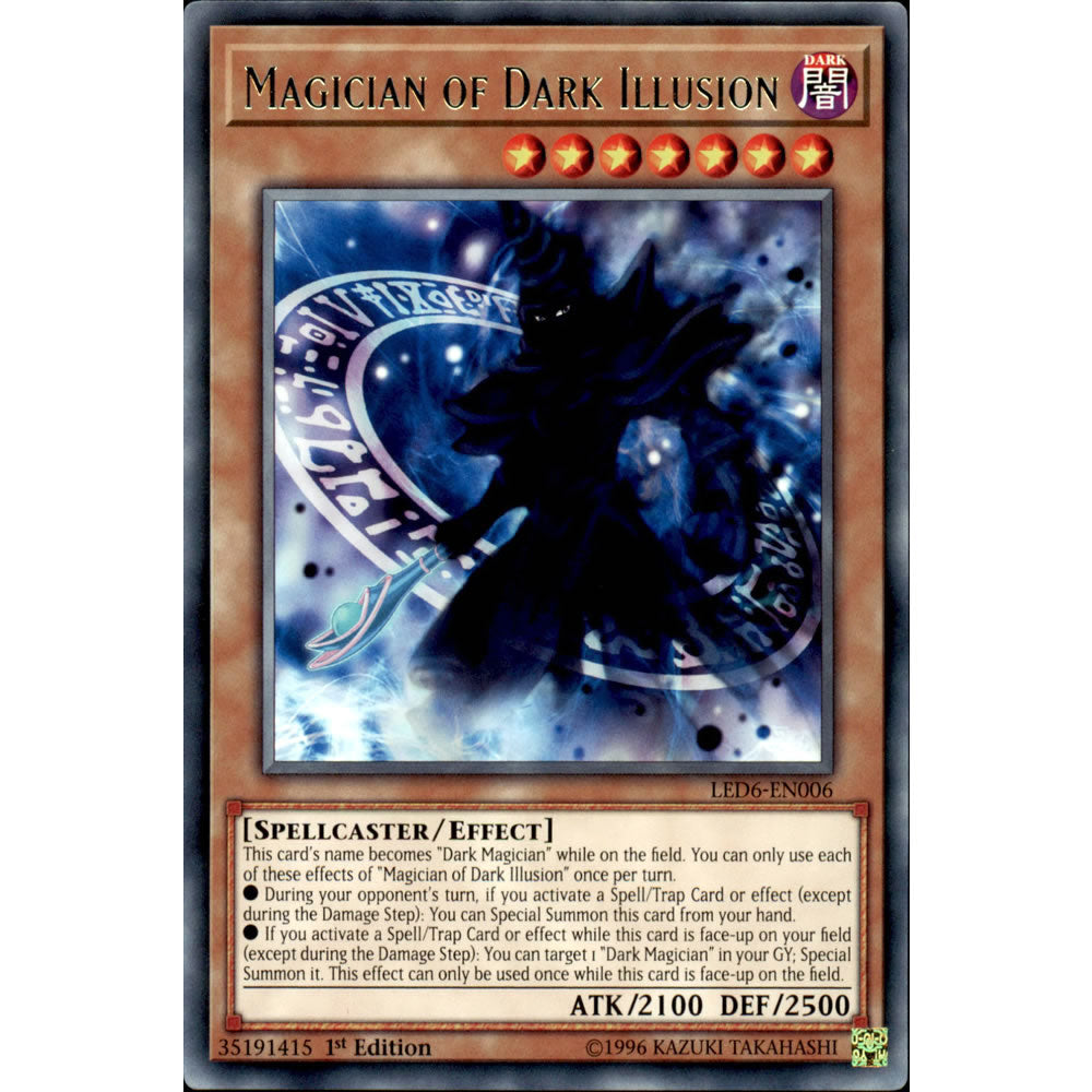 Magician of Dark Illusion LED6-EN006 Yu-Gi-Oh! Card from the Legendary Duelists: Magical Hero Set