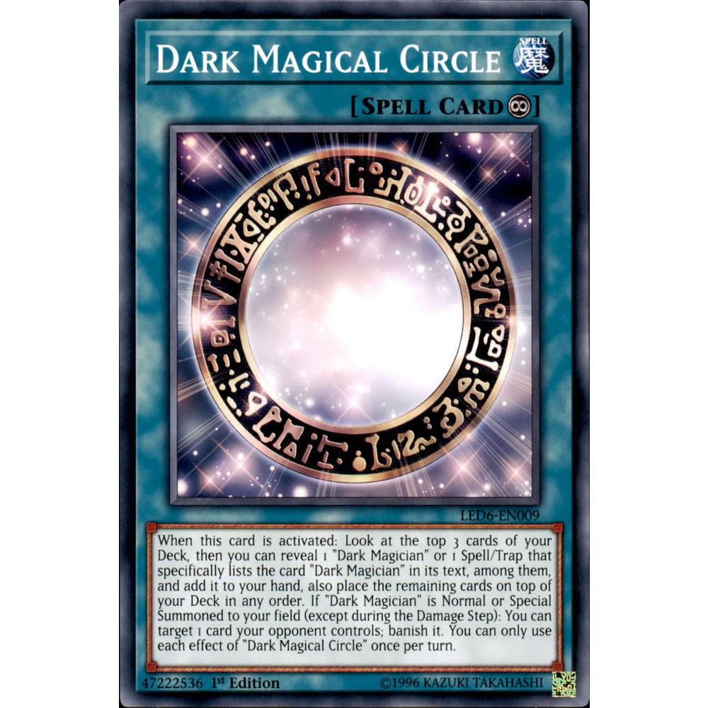 Dark Magical Circle LED6-EN009 Yu-Gi-Oh! Card from the Legendary Duelists: Magical Hero Set
