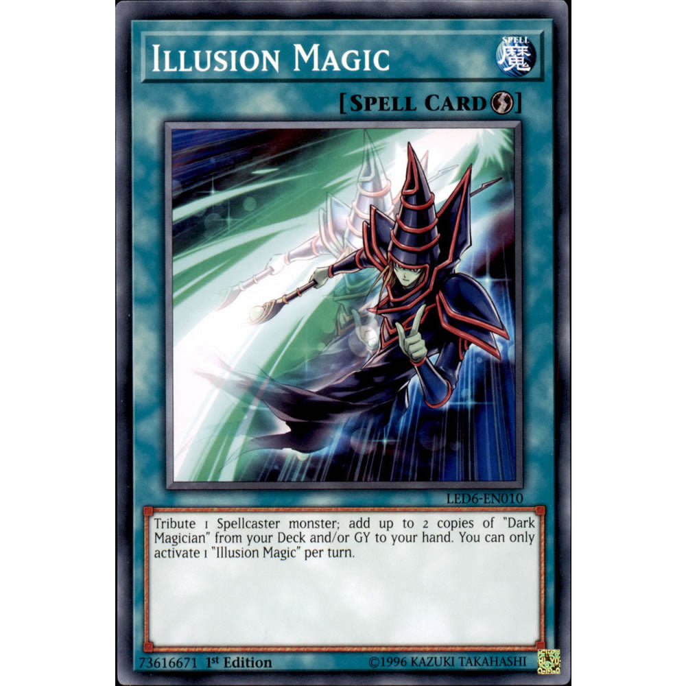 Illusion Magic LED6-EN010 Yu-Gi-Oh! Card from the Legendary Duelists: Magical Hero Set