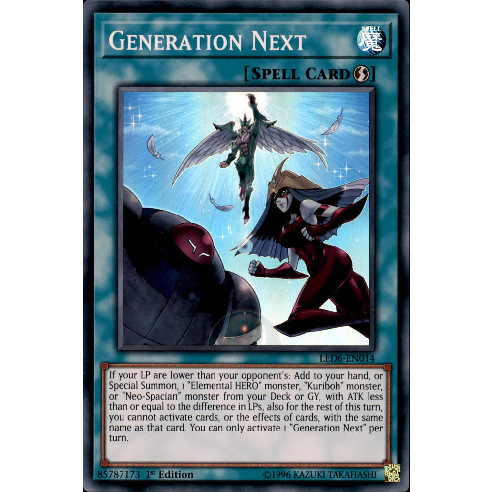 Generation Next LED6-EN014 Yu-Gi-Oh! Card from the Legendary Duelists: Magical Hero Set