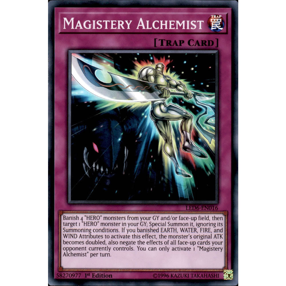 Magistery Alchemist LED6-EN016 Yu-Gi-Oh! Card from the Legendary Duelists: Magical Hero Set