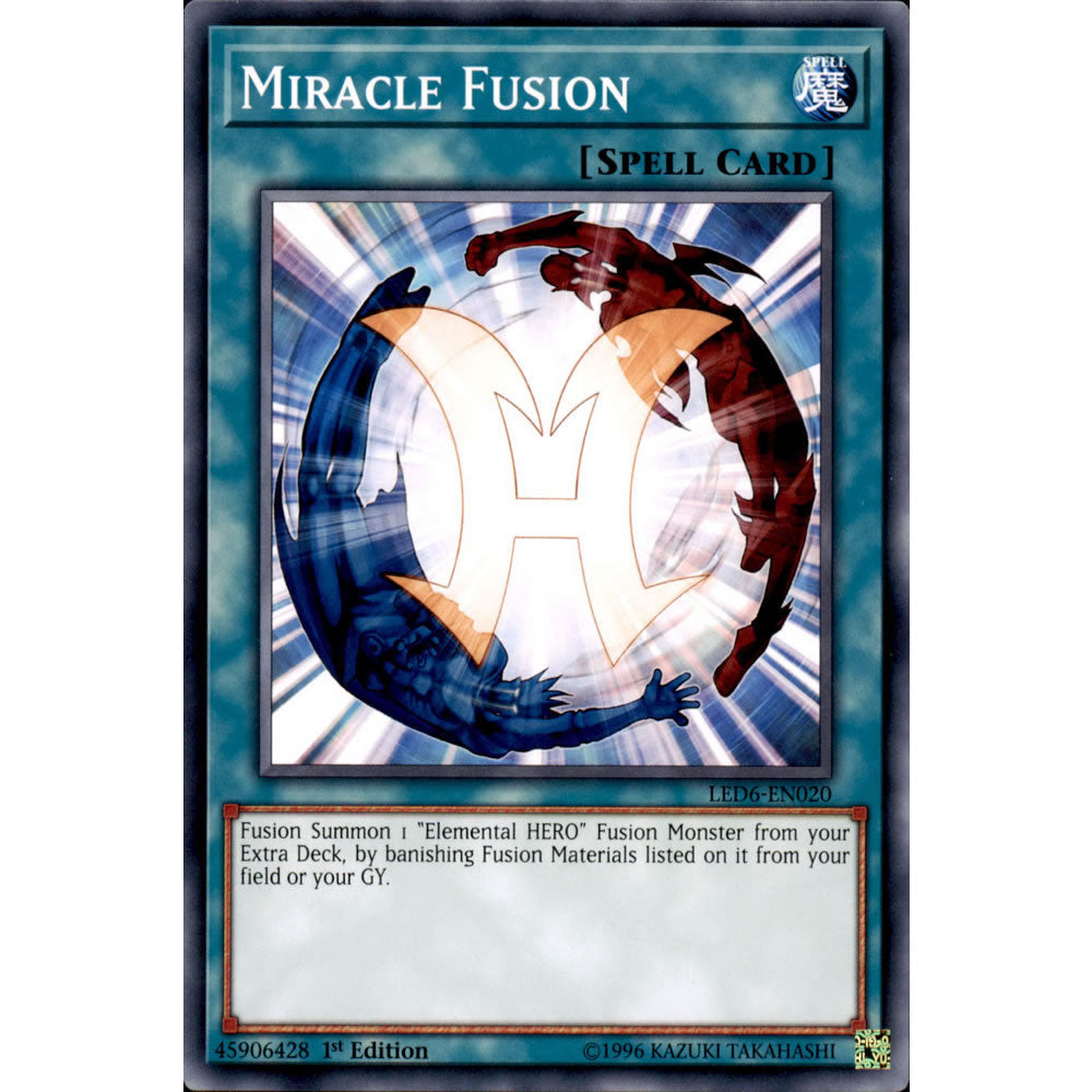 Miracle Fusion LED6-EN020 Yu-Gi-Oh! Card from the Legendary Duelists: Magical Hero Set