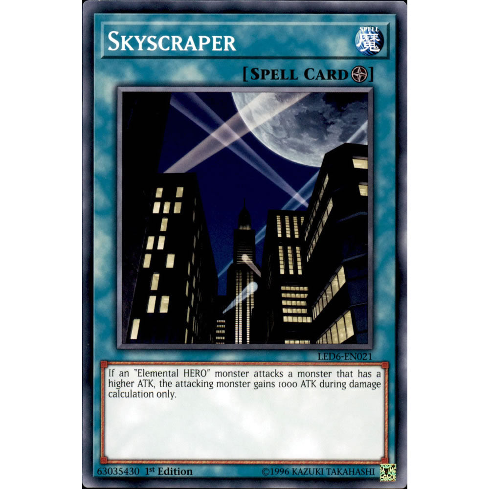 Skyscraper LED6-EN021 Yu-Gi-Oh! Card from the Legendary Duelists: Magical Hero Set