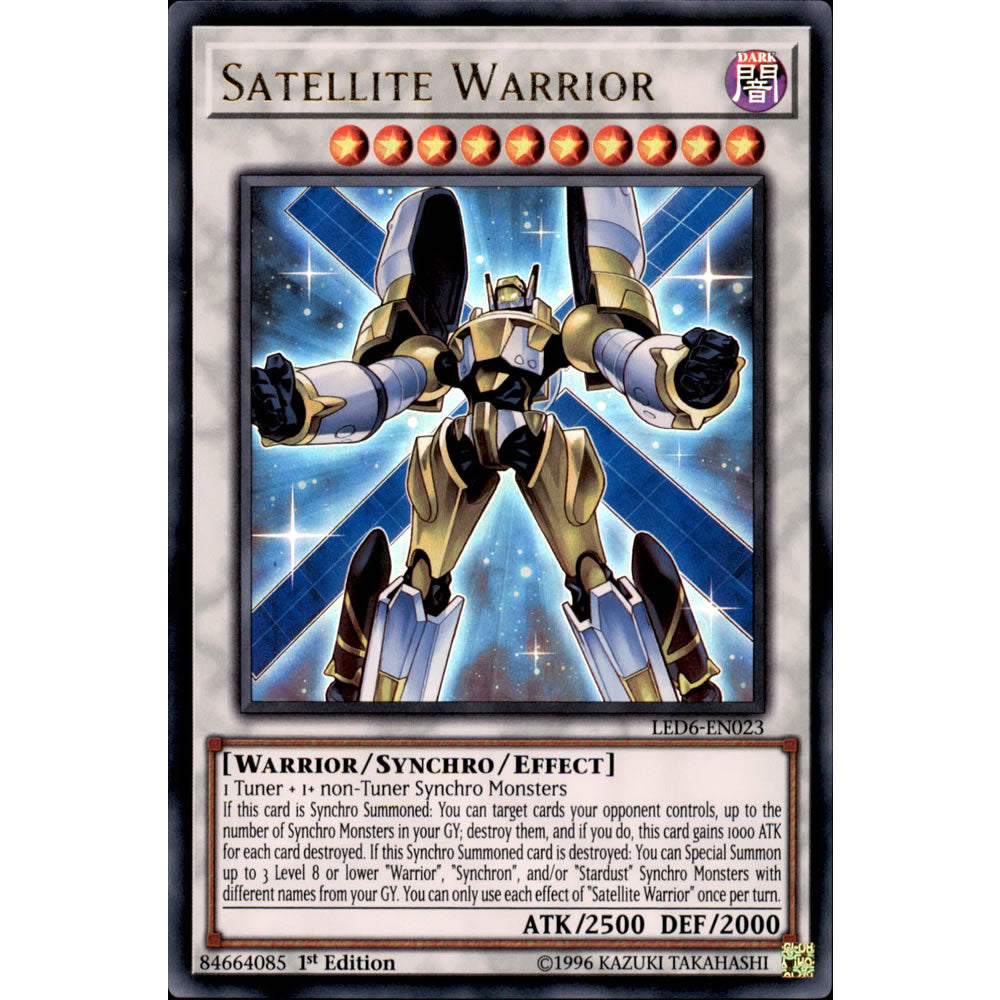 Satellite Warrior LED6-EN023 Yu-Gi-Oh! Card from the Legendary Duelists: Magical Hero Set