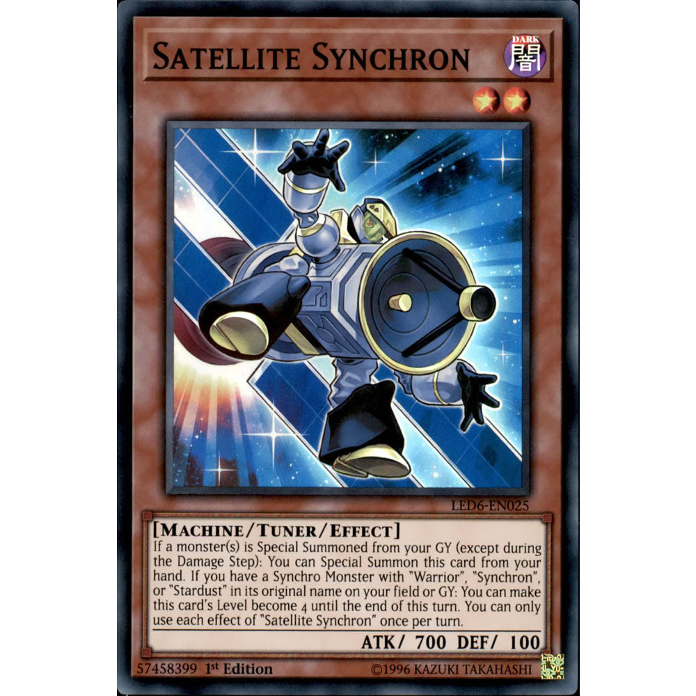 Satellite Synchron LED6-EN025 Yu-Gi-Oh! Card from the Legendary Duelists: Magical Hero Set
