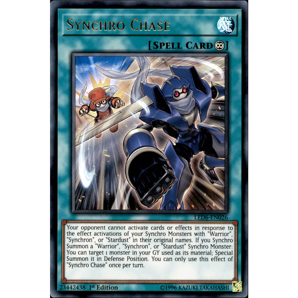 Synchro Chase LED6-EN026 Yu-Gi-Oh! Card from the Legendary Duelists: Magical Hero Set