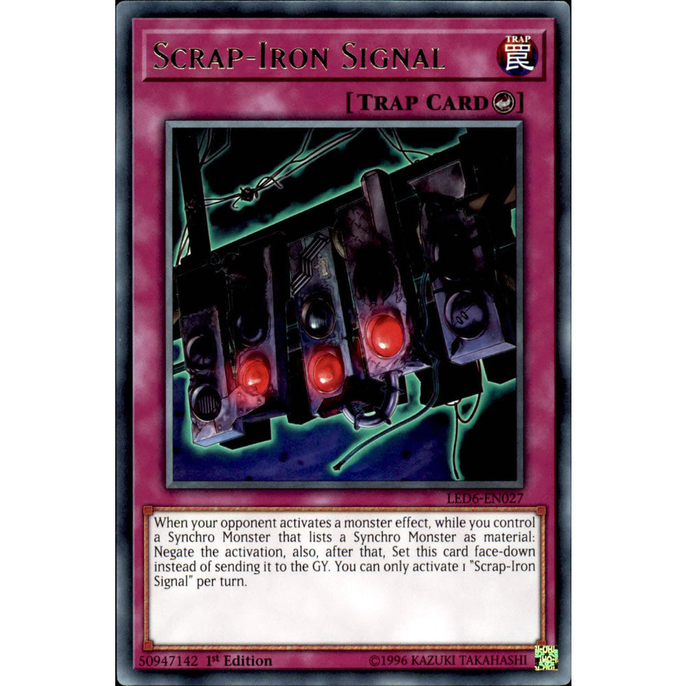 Scrap-Iron Signal LED6-EN027 Yu-Gi-Oh! Card from the Legendary Duelists: Magical Hero Set