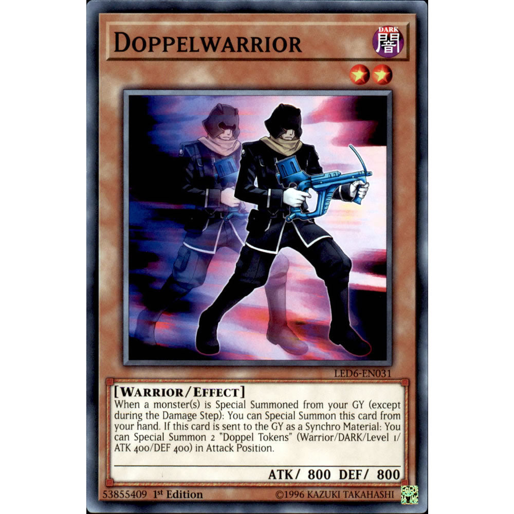 Doppelwarrior LED6-EN031 Yu-Gi-Oh! Card from the Legendary Duelists: Magical Hero Set