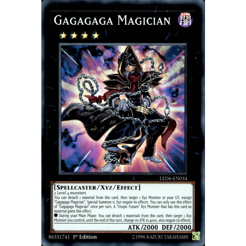 Gagagaga Magician LED6-EN034 Yu-Gi-Oh! Card from the Legendary Duelists: Magical Hero Set