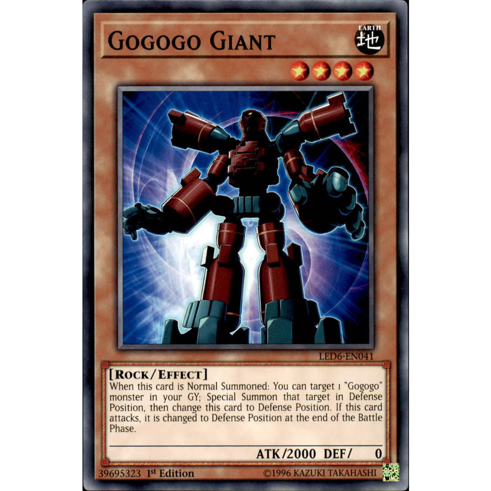 Gogogo Giant LED6-EN041 Yu-Gi-Oh! Card from the Legendary Duelists: Magical Hero Set