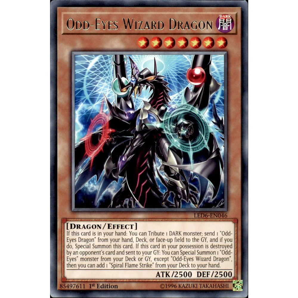Odd-Eyes Wizard Dragon LED6-EN046 Yu-Gi-Oh! Card from the Legendary Duelists: Magical Hero Set