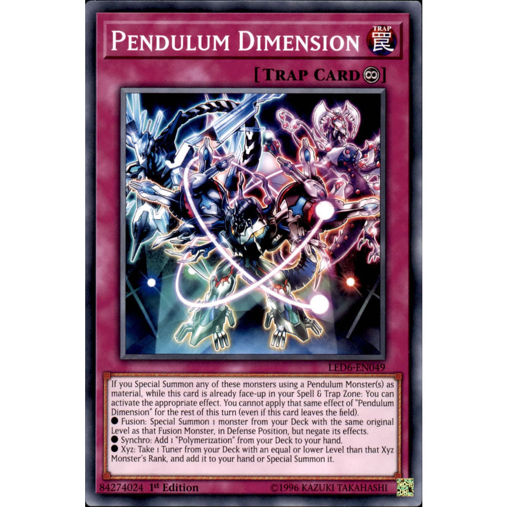 Pendulum Dimension LED6-EN049 Yu-Gi-Oh! Card from the Legendary Duelists: Magical Hero Set