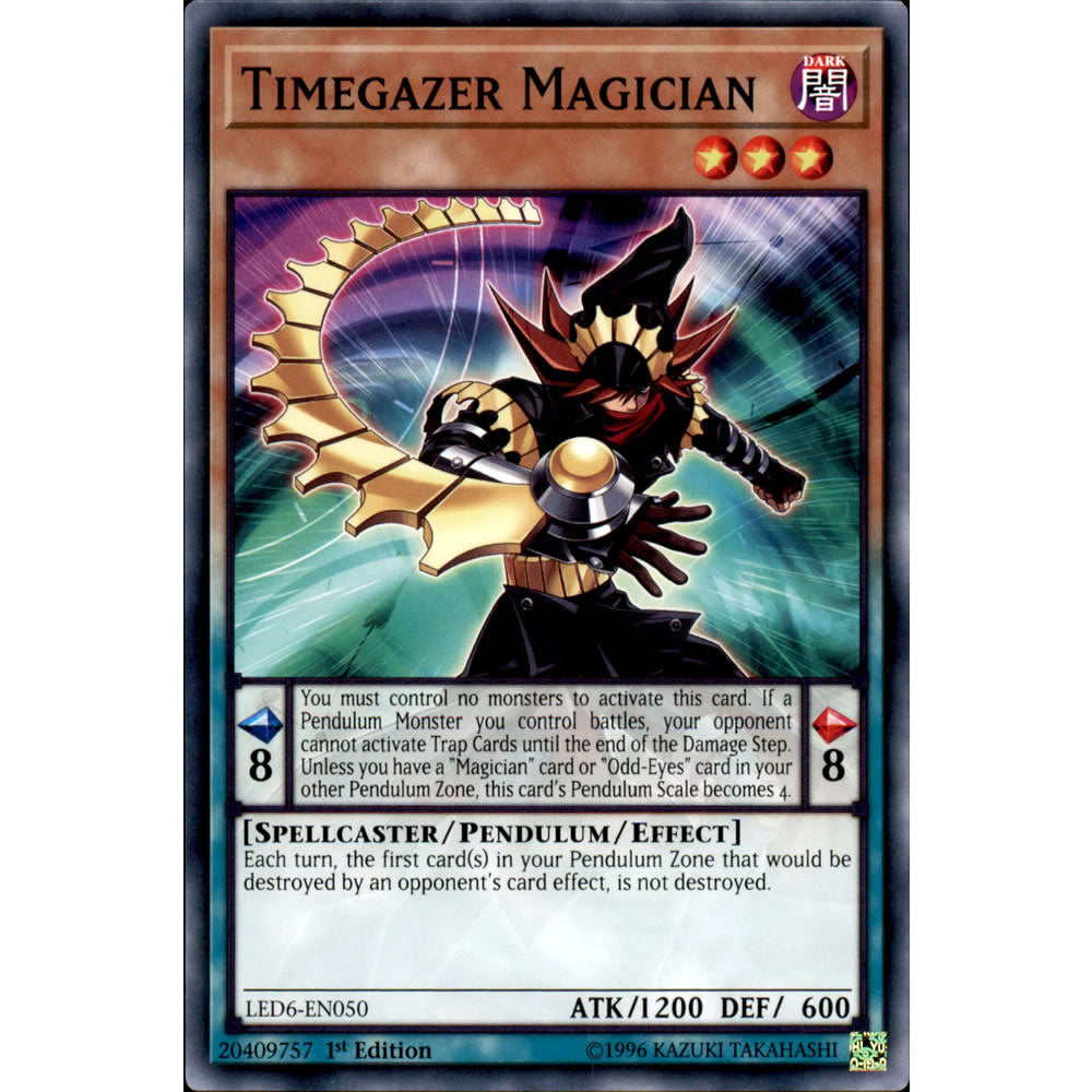 Timegazer Magician LED6-EN050 Yu-Gi-Oh! Card from the Legendary Duelists: Magical Hero Set